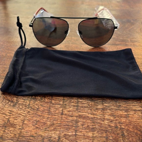 NWT Fila Semi-Matte Black Sunglasses - Picture 2 of 6